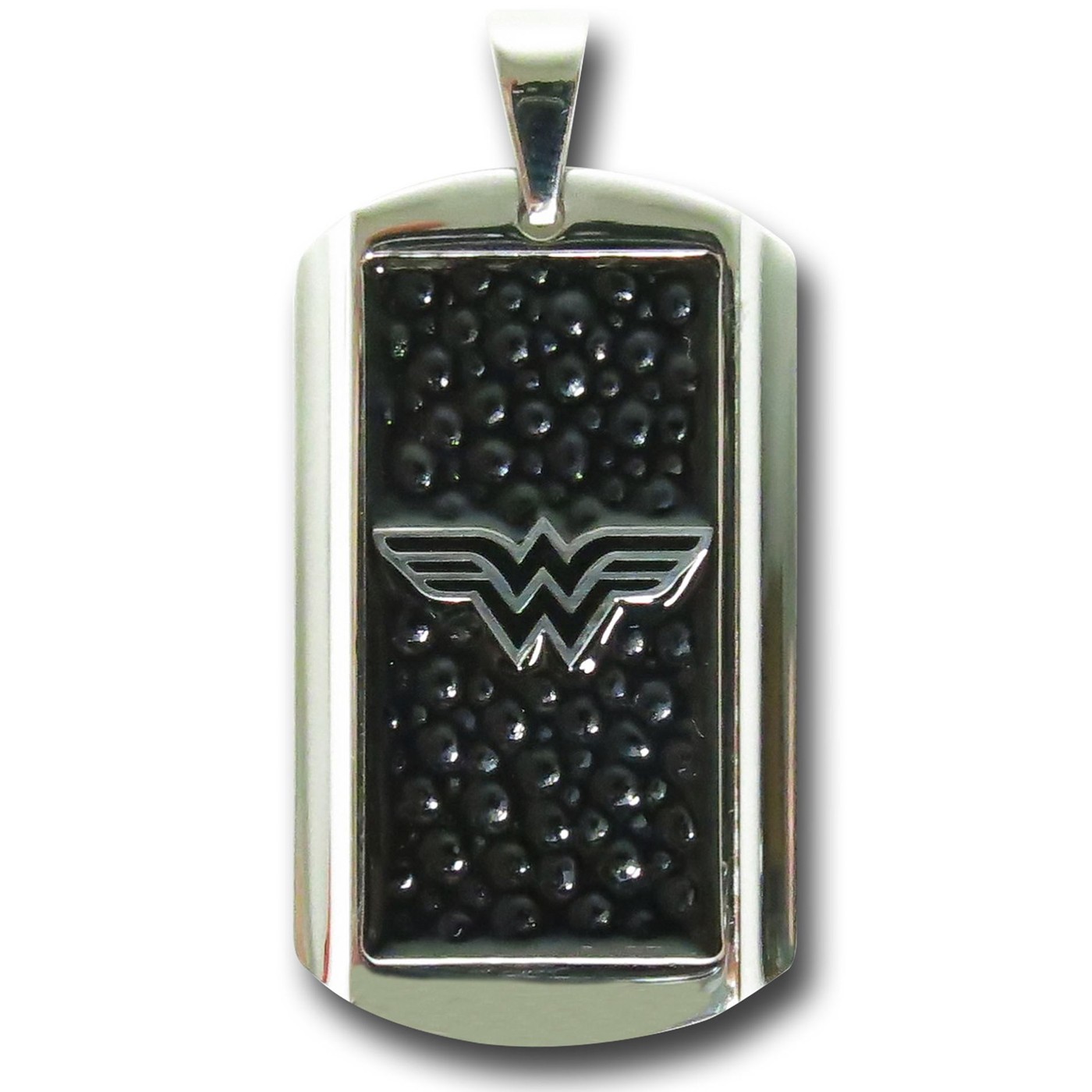 Wonder Woman Symbol Black Pendant