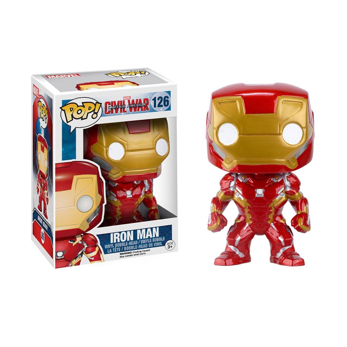 Captain America Civil War Iron Man Pop Bobblehead