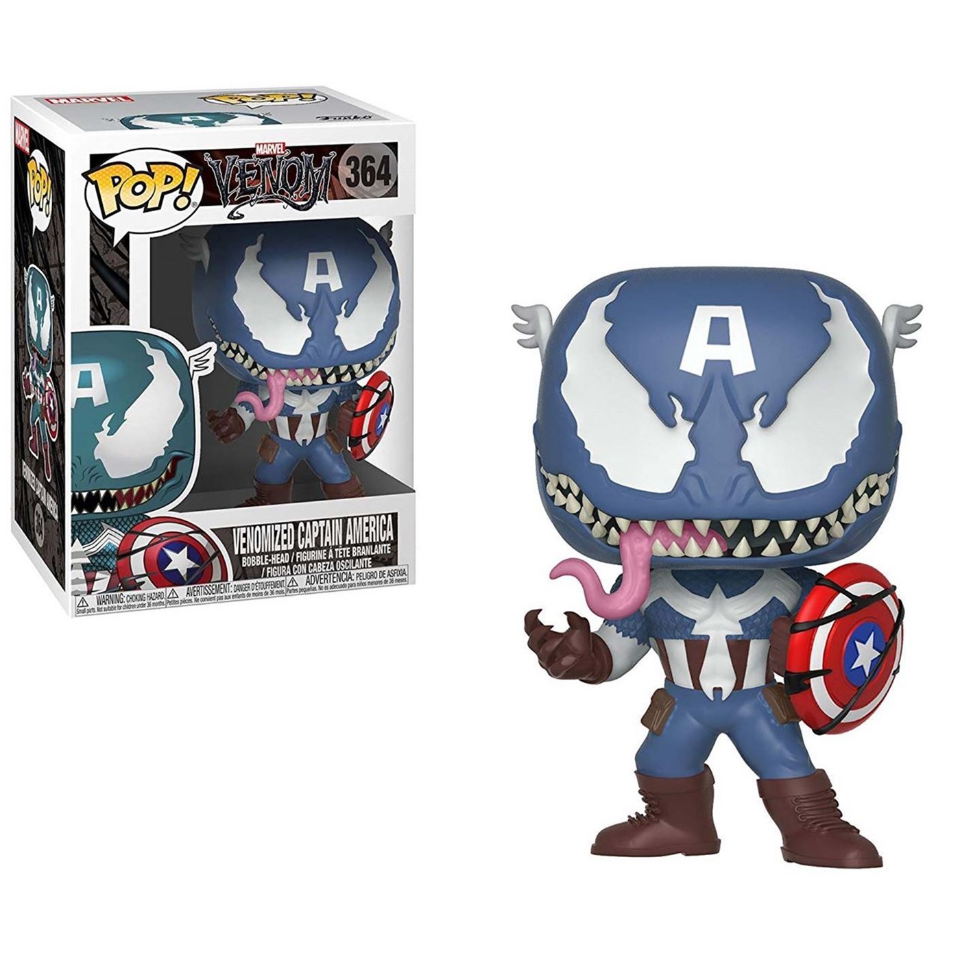 Venom Captain America Funko Pop Bobble Head