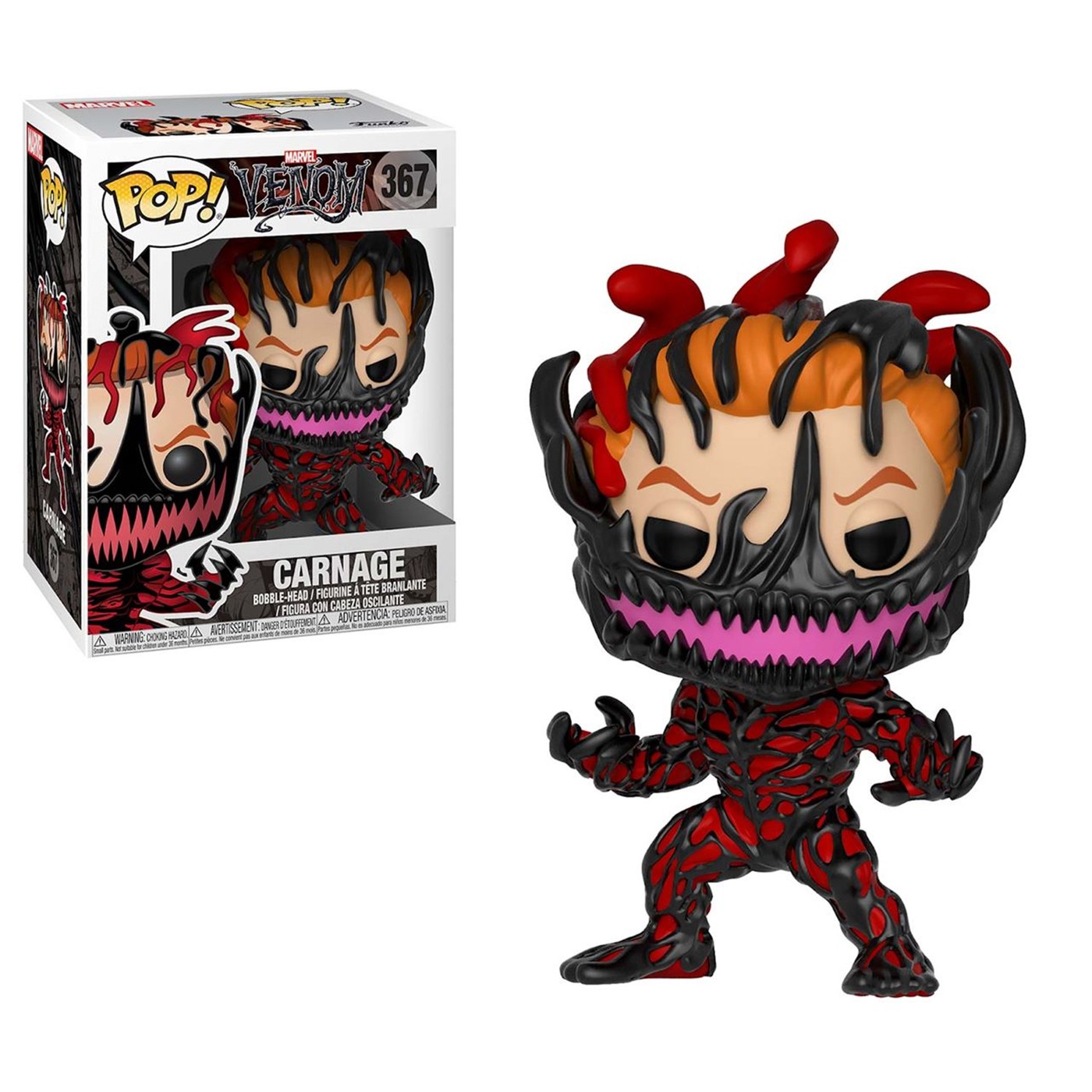 Venom Carnage Cletus Kasady Funko Pop Bobble Head