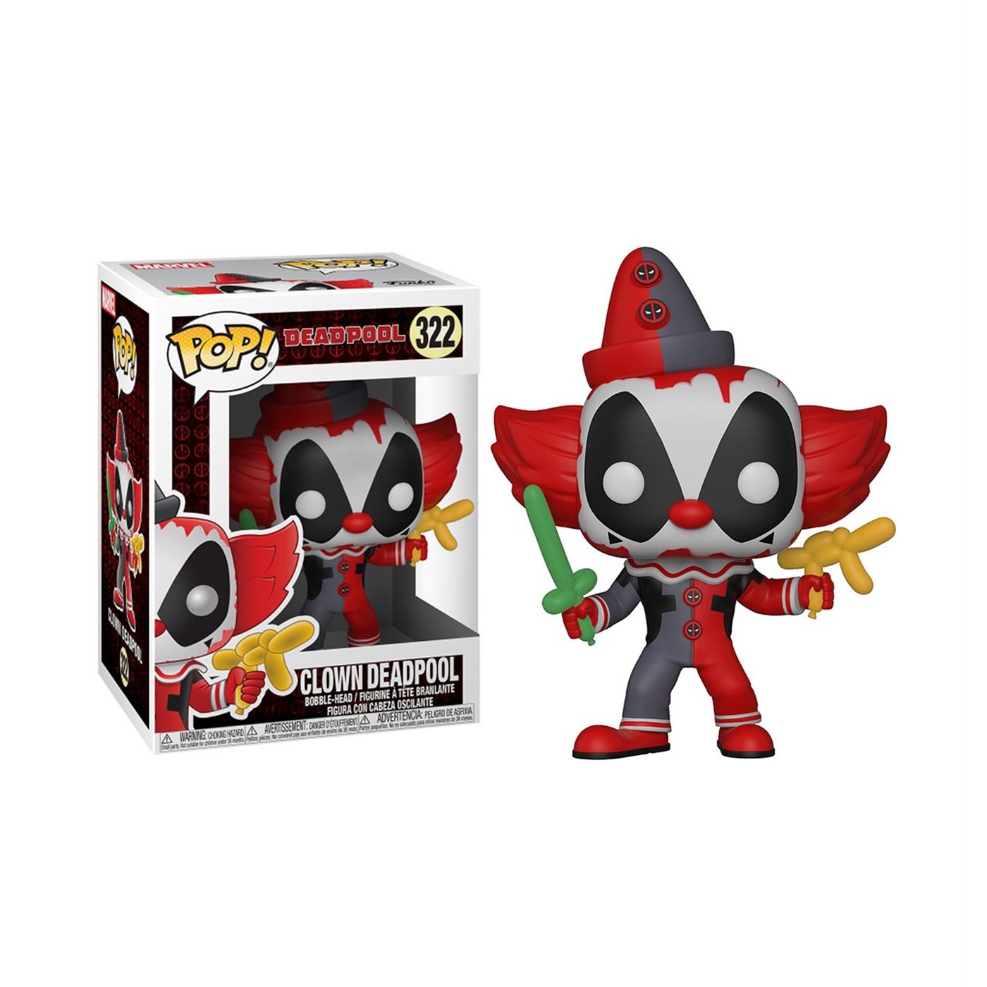 Deadpool Clown Parody Funko Pop Vinyl Figure