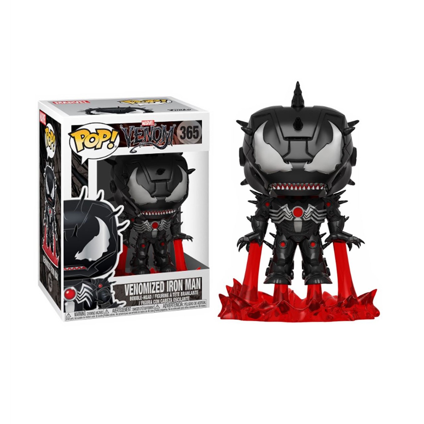 Venom Iron Man Funko Pop Bobble Head