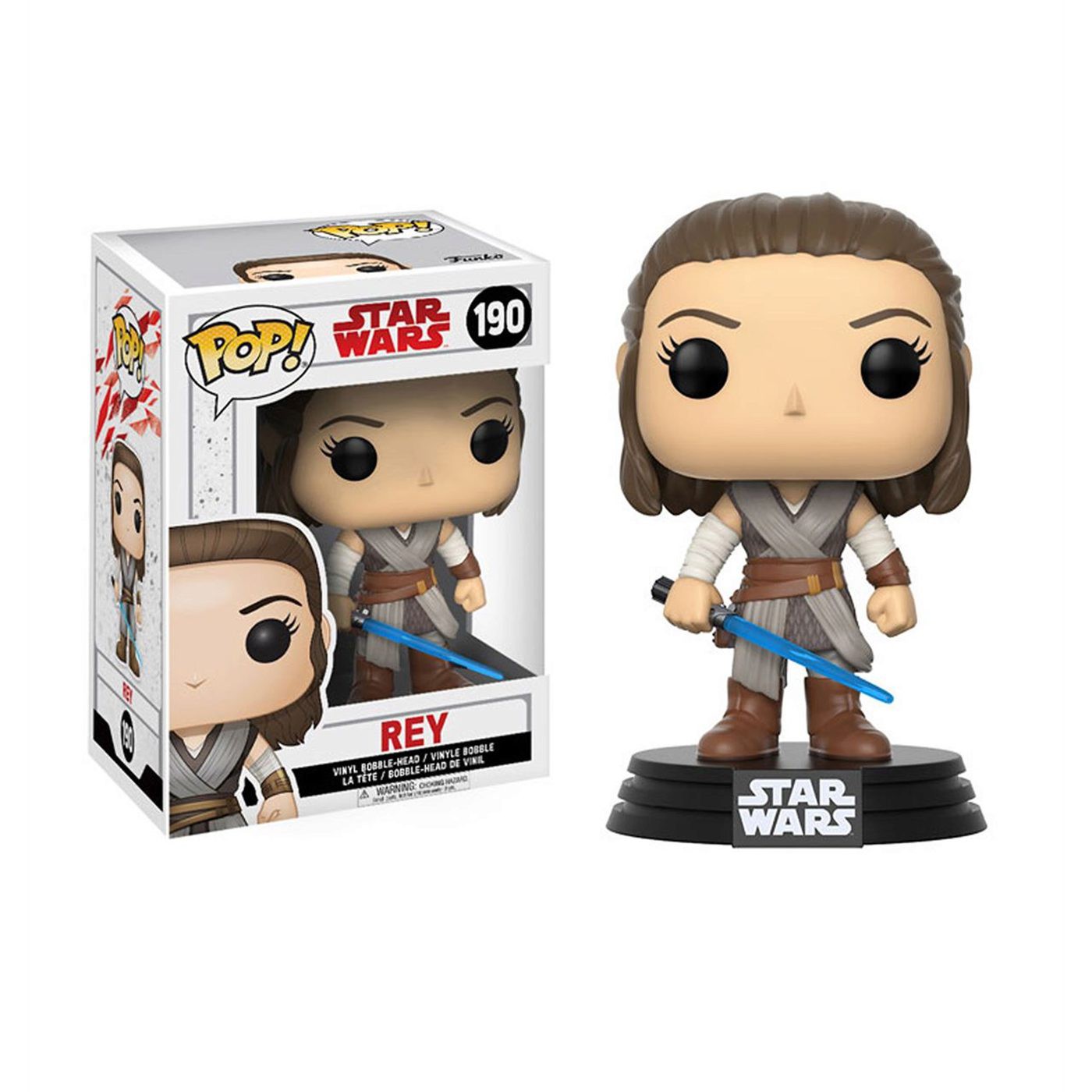 Star Wars The Last Jedi Rey Funko Pop Bobble Head