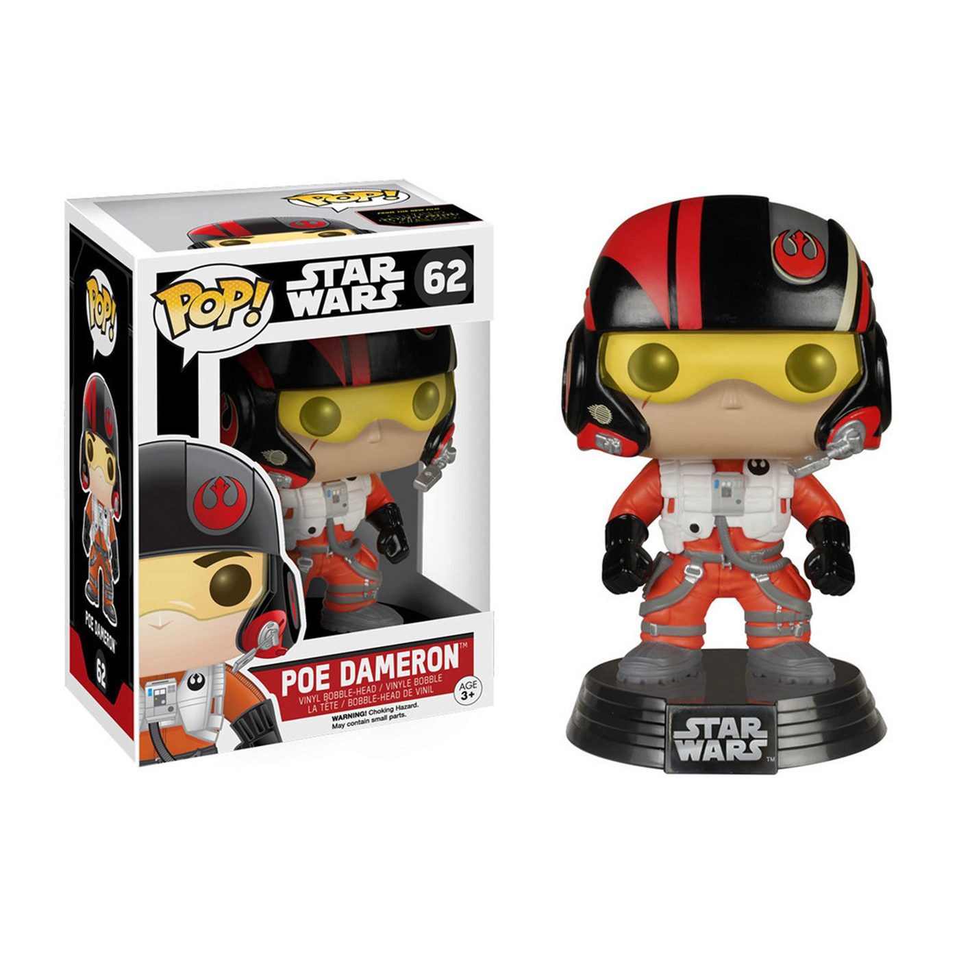 Star Wars Force Awakens Poe Pop Bobble Head