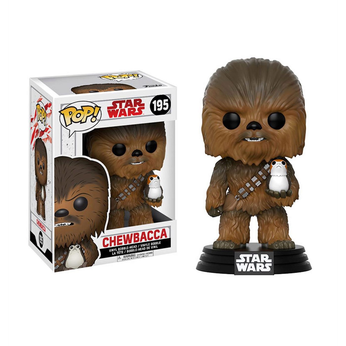 Star Wars Last Jedi Chewbacca Funko Pop Bobble Head