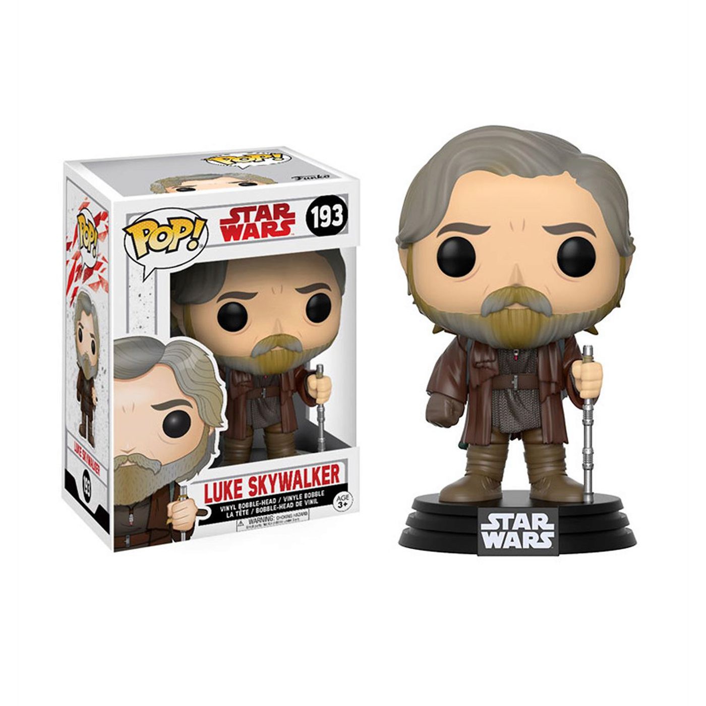 Star Wars Last Jedi Luke Skywalker Funko Pop Bobble Head