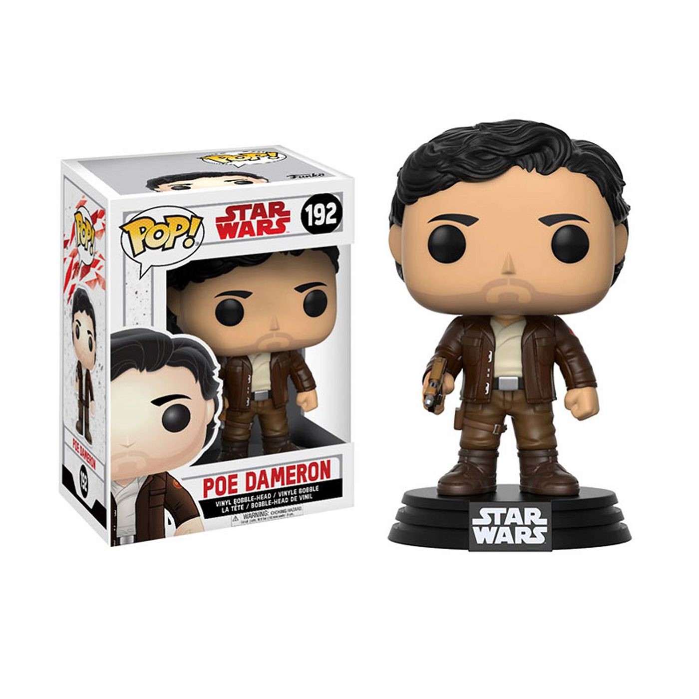 Star Wars Last Jedi Poe Dameron Funko Pop Bobble Head