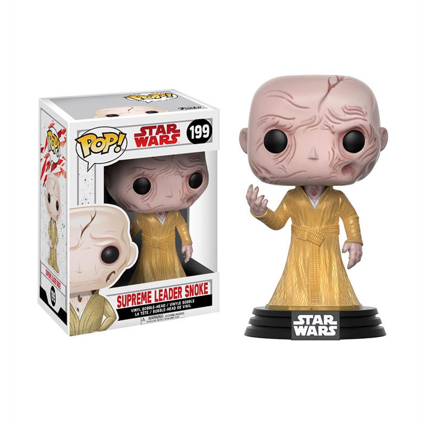 Star Wars Last Jedi Supreme Leader Snoke Pop Bobble Head