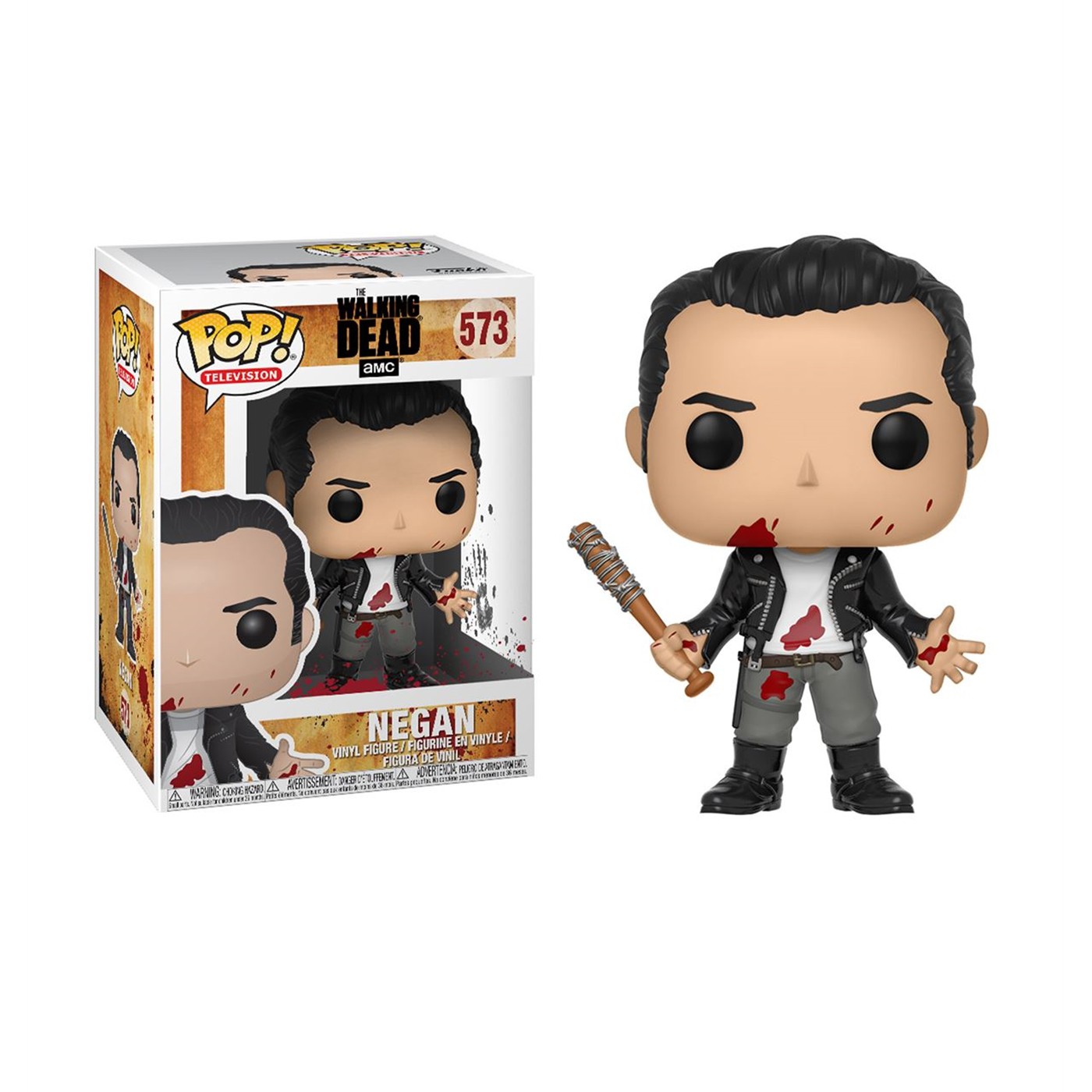 Walking Dead Bloody Negan Funko Pop Vinyl Figure