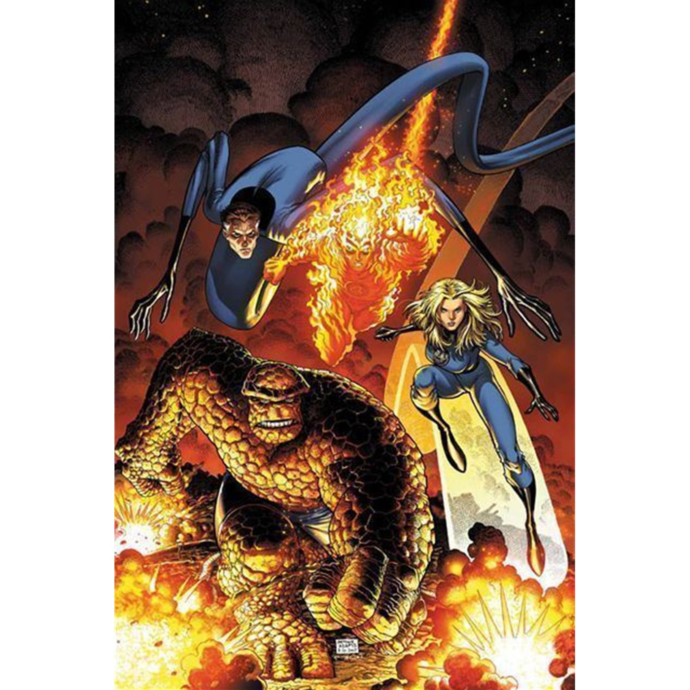 Fantastic Four Poster Art by Art Adams