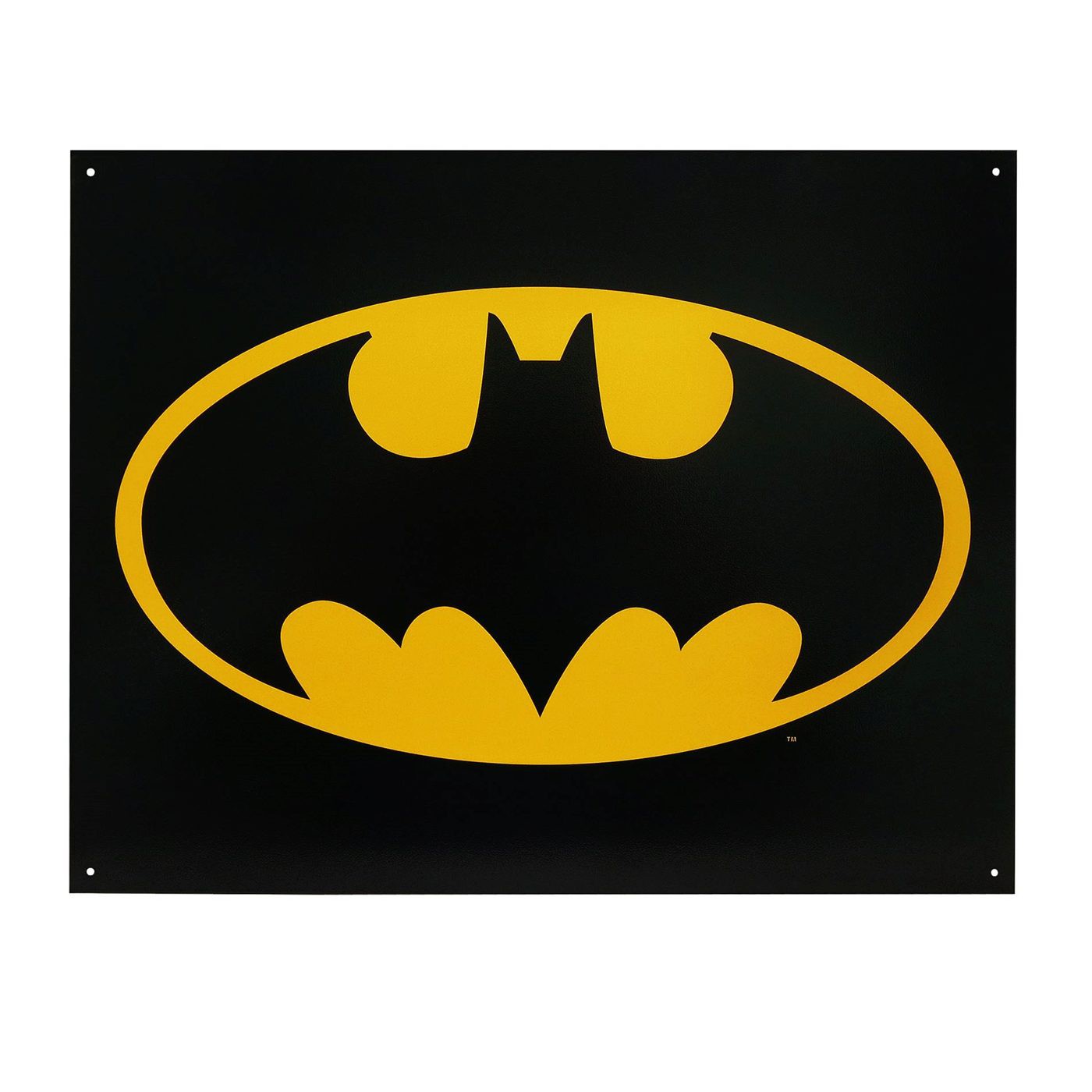 Batman Symbol Tin Poster Sign
