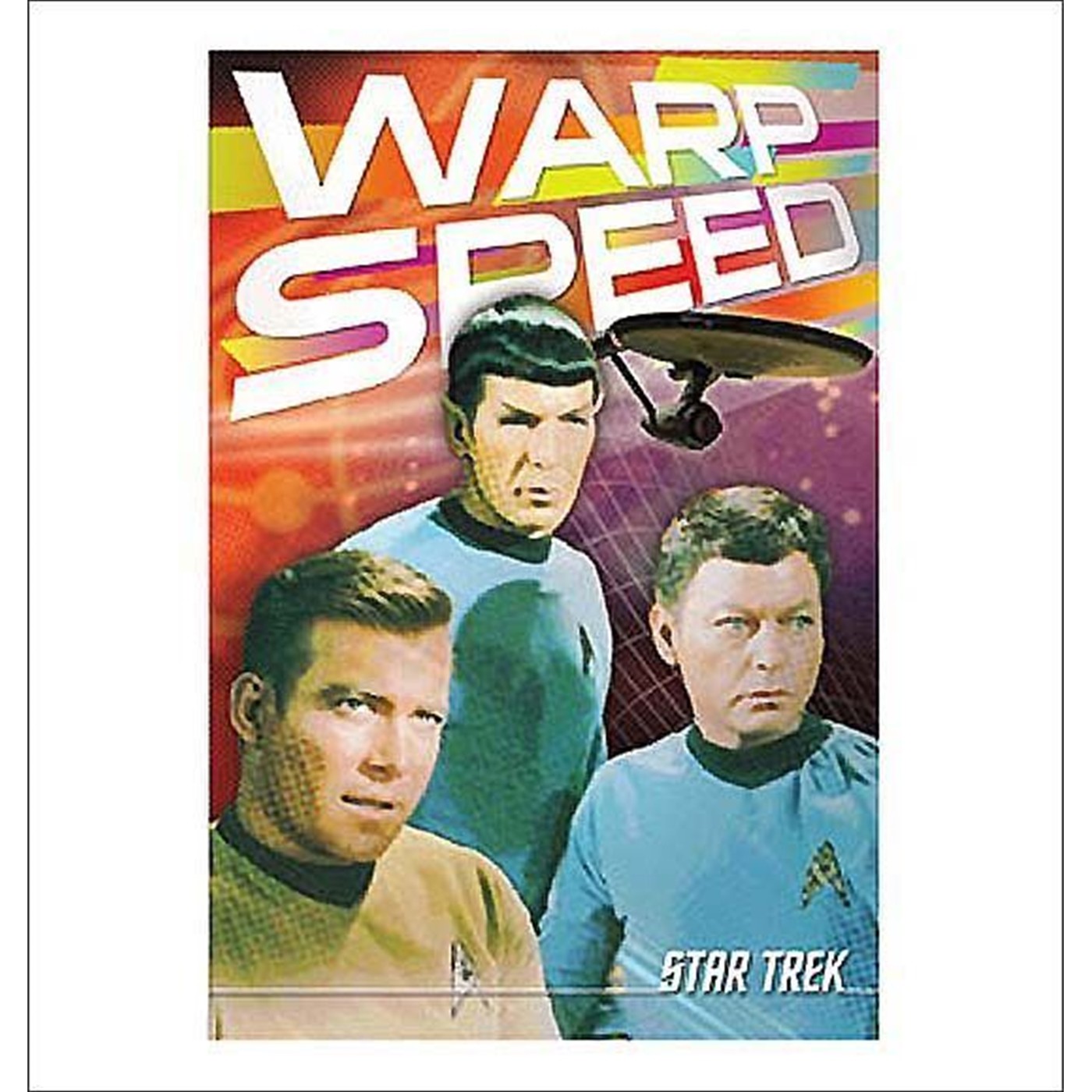 Star Trek Warp Speed 10.5 x15.5 Tin Sign Poster
