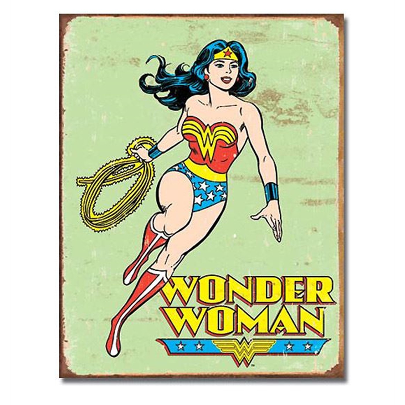 Wonder Woman Retro Tin Sign