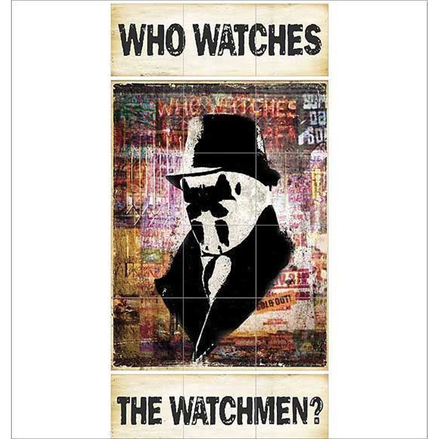 Watchmen Rorschach Mural