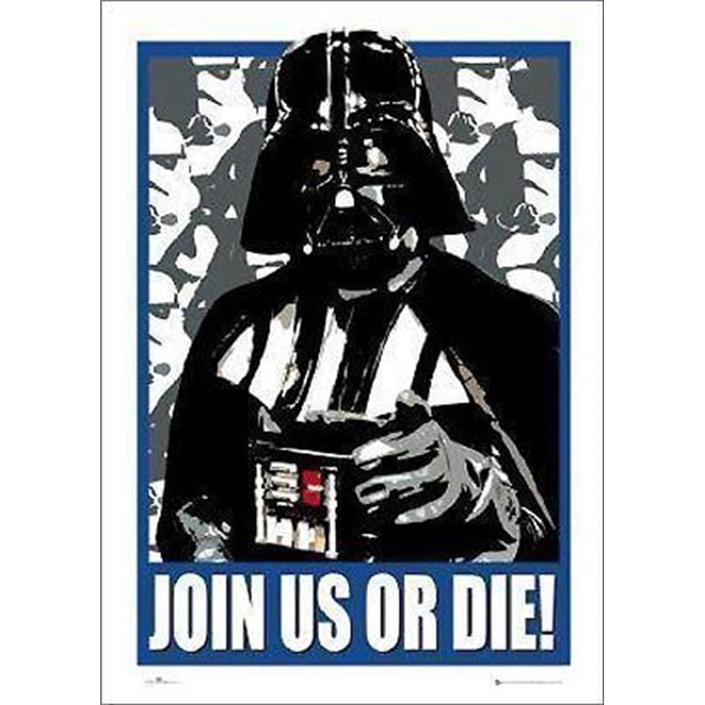 Star Wars Poster Join Us Or Die