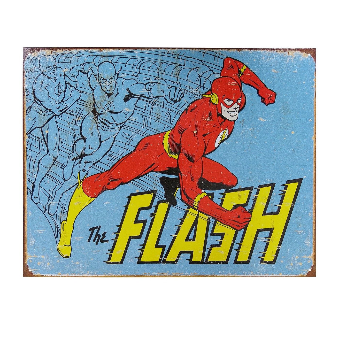 Flash Retro Run Tin Sign