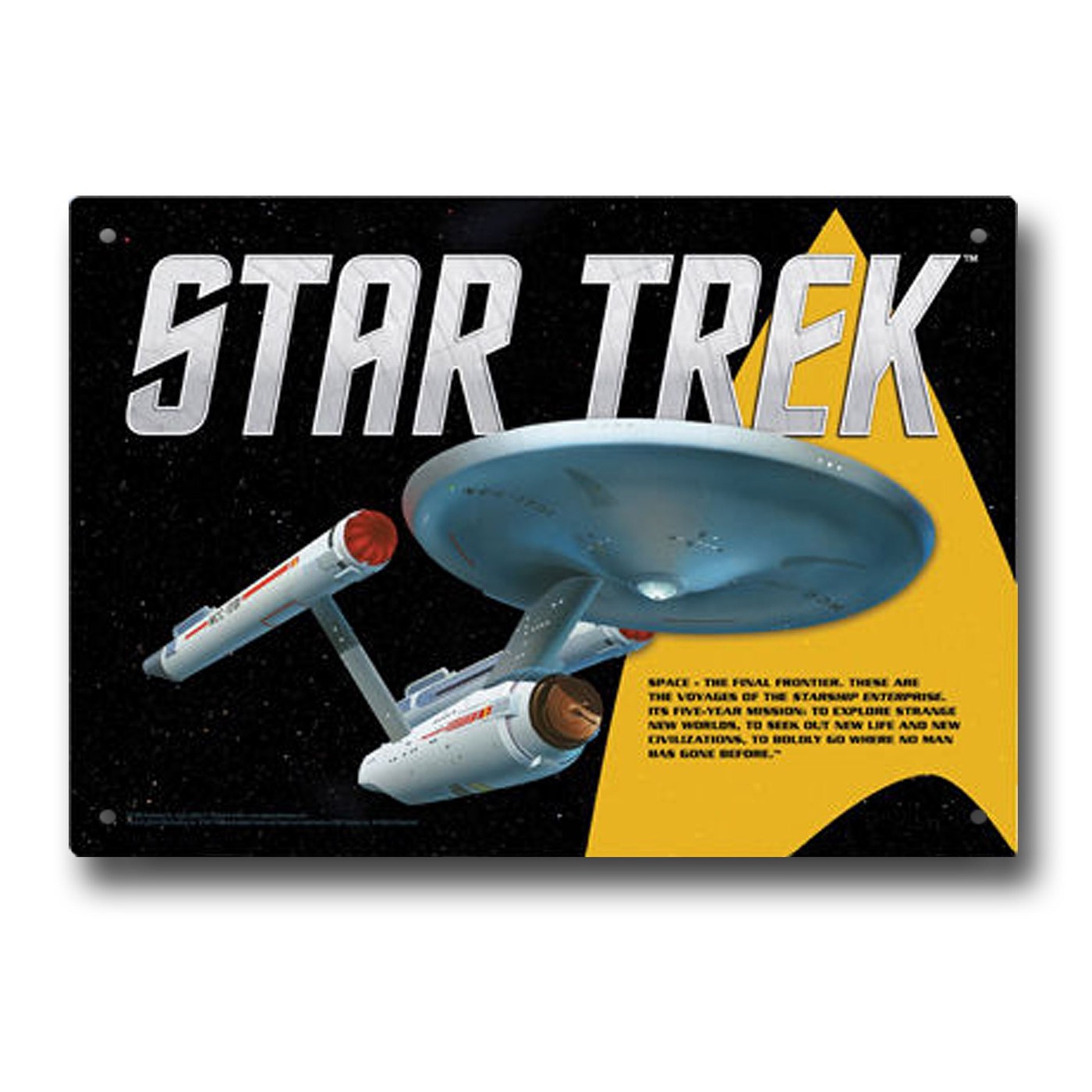Star Trek Enterprise Tin Sign