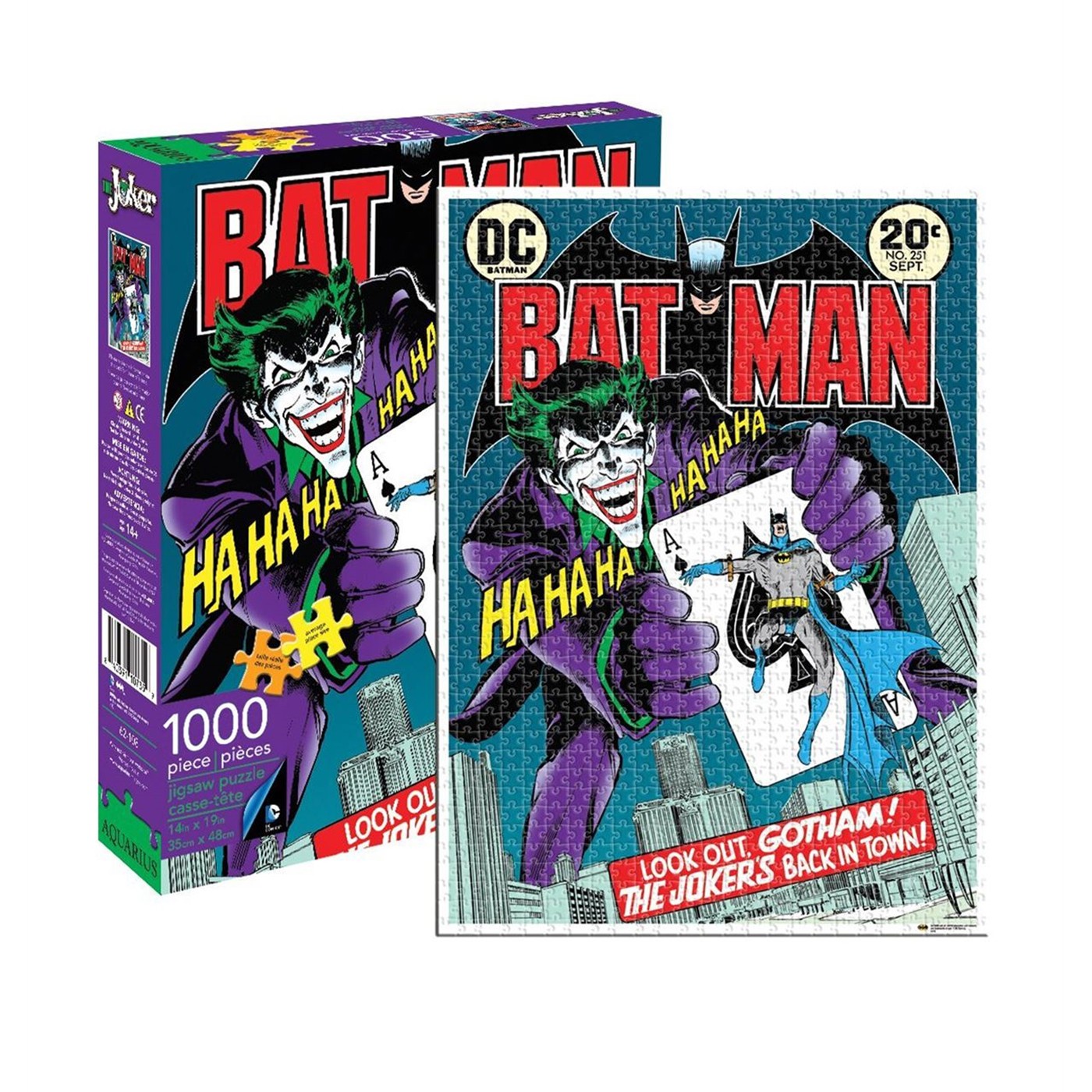 Batman & The Joker Comic Cover 1000pc Puzzle