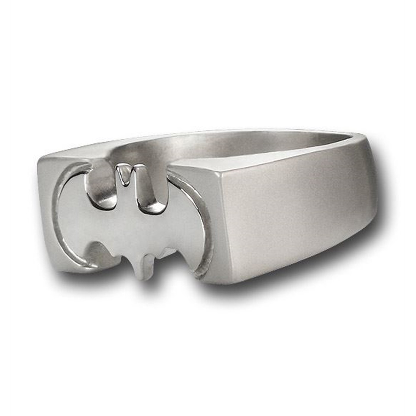Batman Cut Out Symbol Stainless Steel Ring
