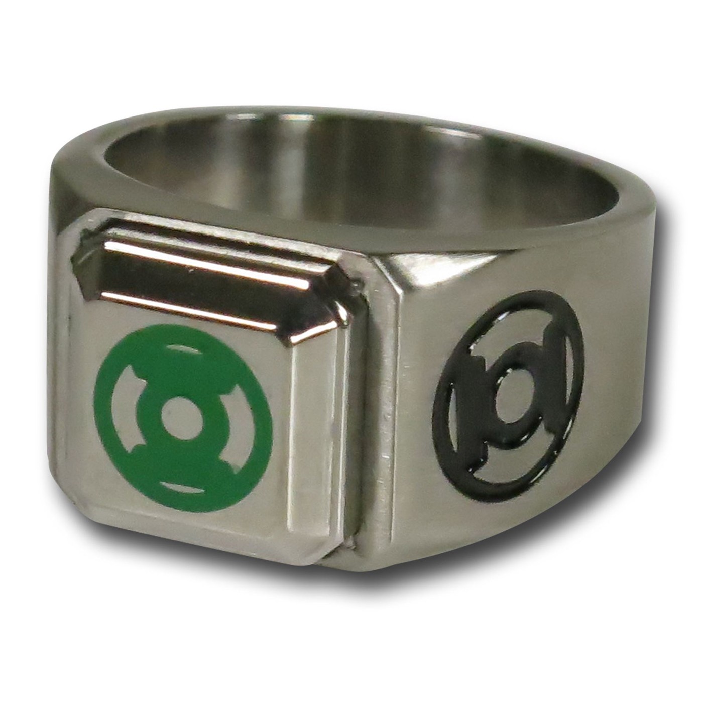 Green Lantern Raised Symbol Ring