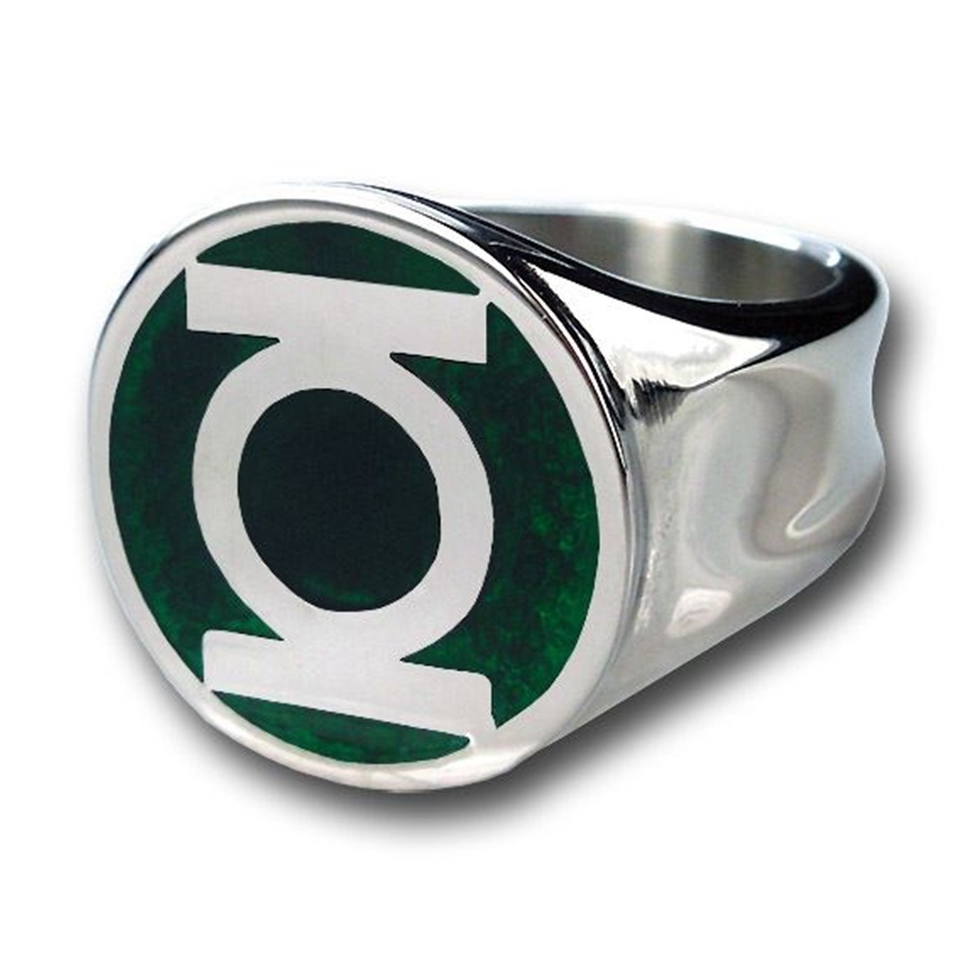 Green Lantern Translucent Stainless Steel Ring