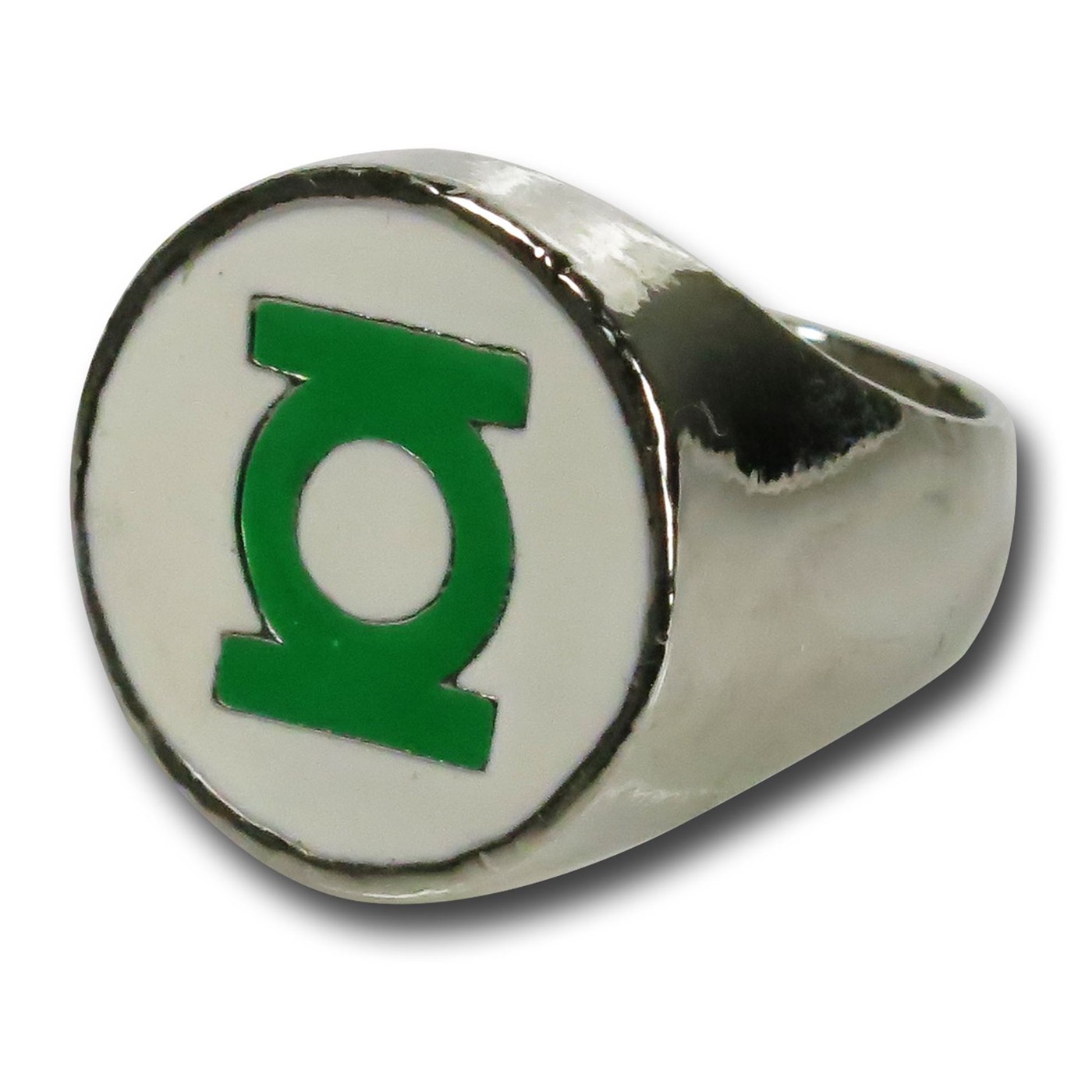 Green Lantern White Circle Symbol Ring