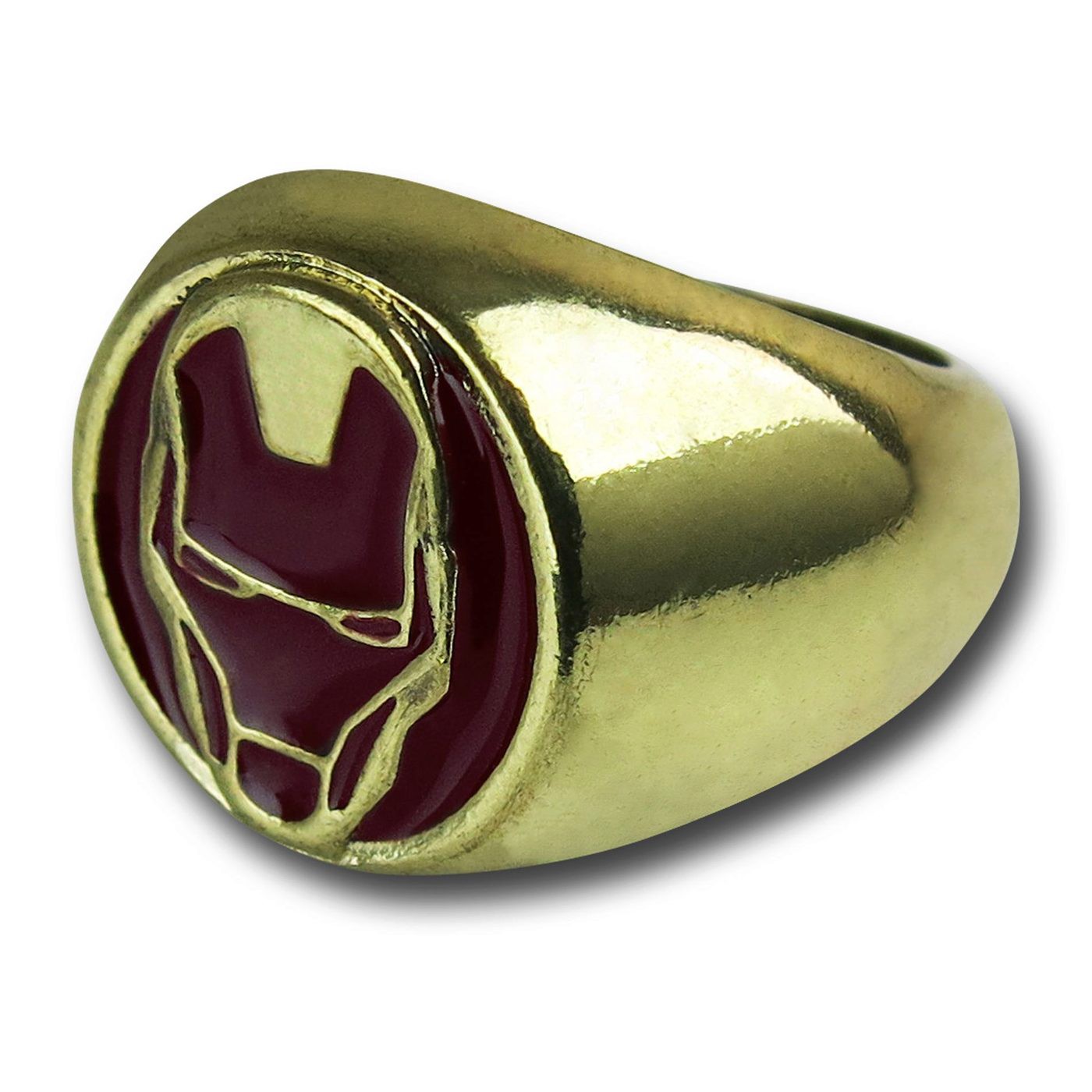 Iron Man Brushed Brass Ring