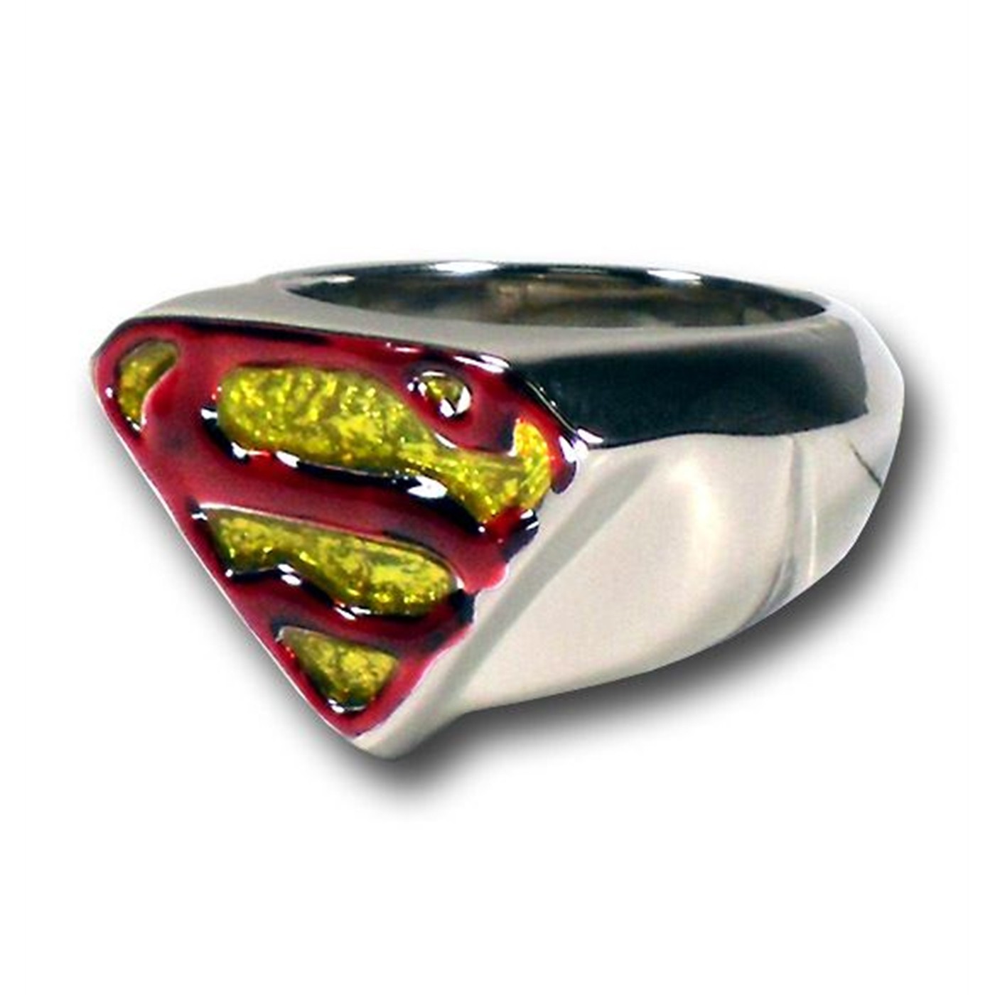 Superman Red & Yellow Symbol Ring