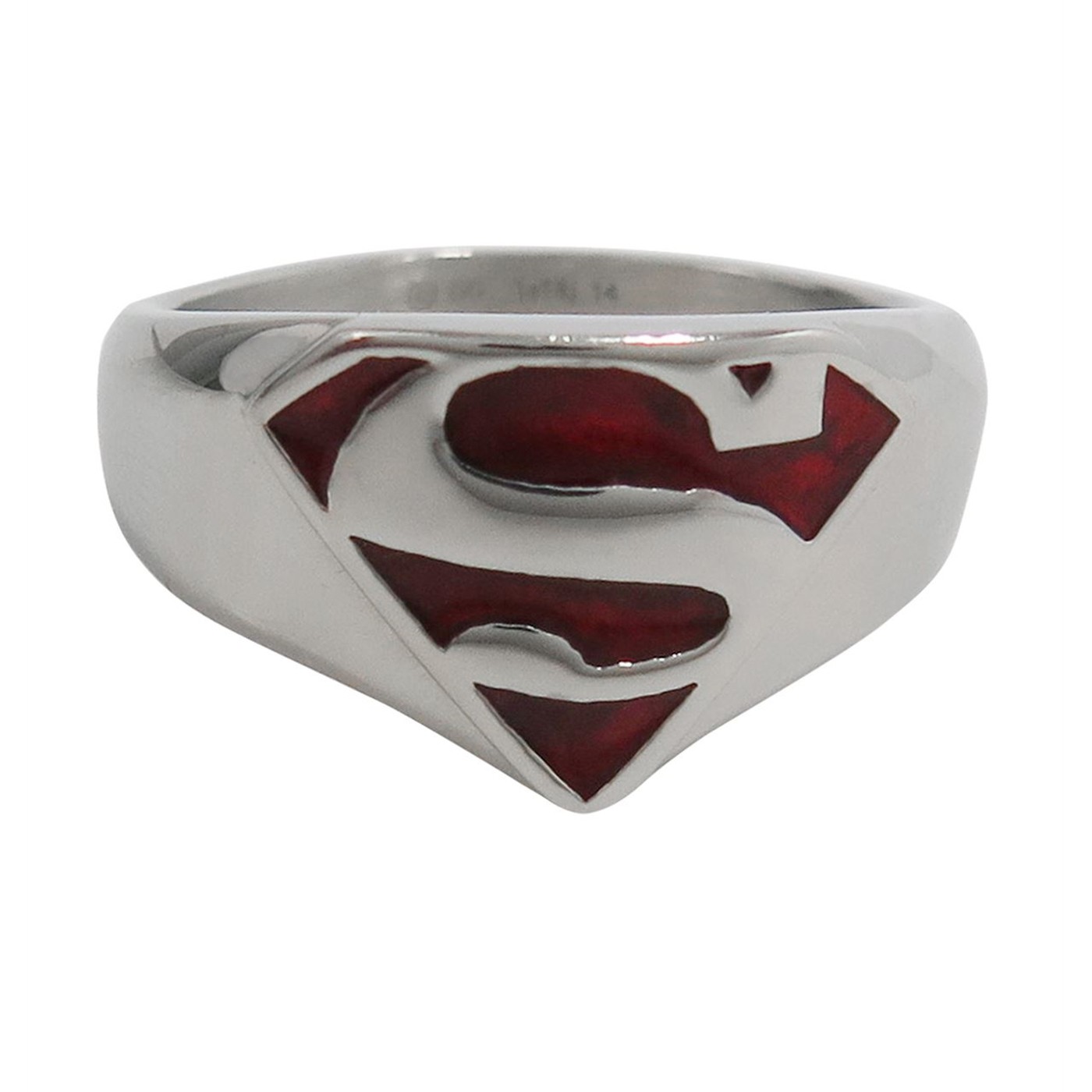 Superman Red Translucent Symbol Ring