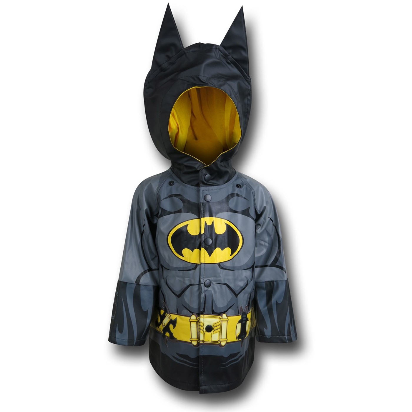 Batman Kids Costume & Cowl Rain Coat