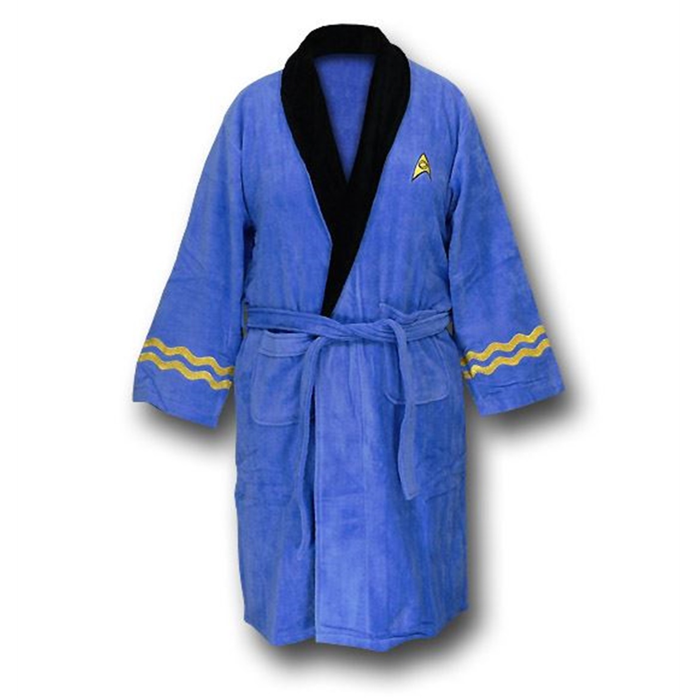 Star Trek Blue Science Uniform Terry Cloth Robe- OSFA