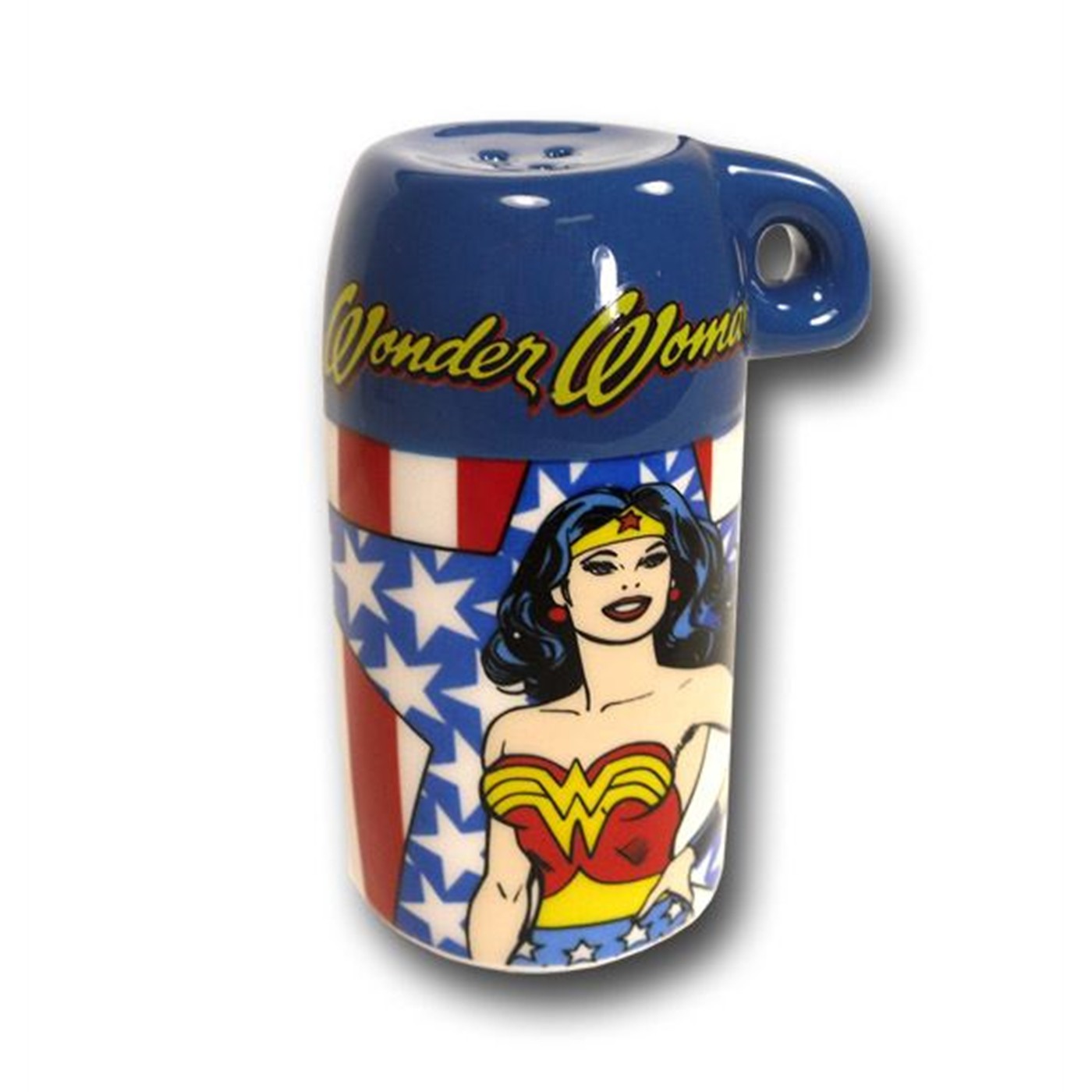 Wonder Woman Lunchbox Ceramic Salt & Pepper Set
