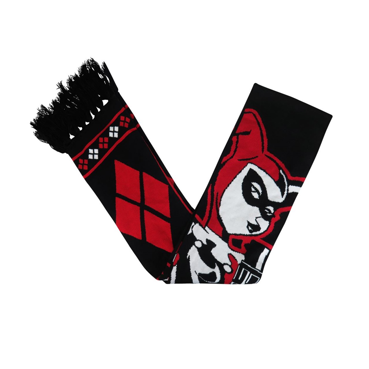 Harley Quinn Image and Symbol Scarf