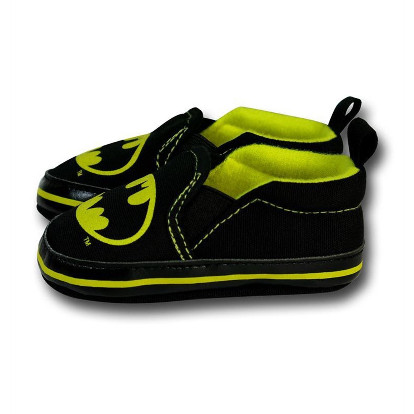 Batman Symbol Soft Slip-On Infant Shoes