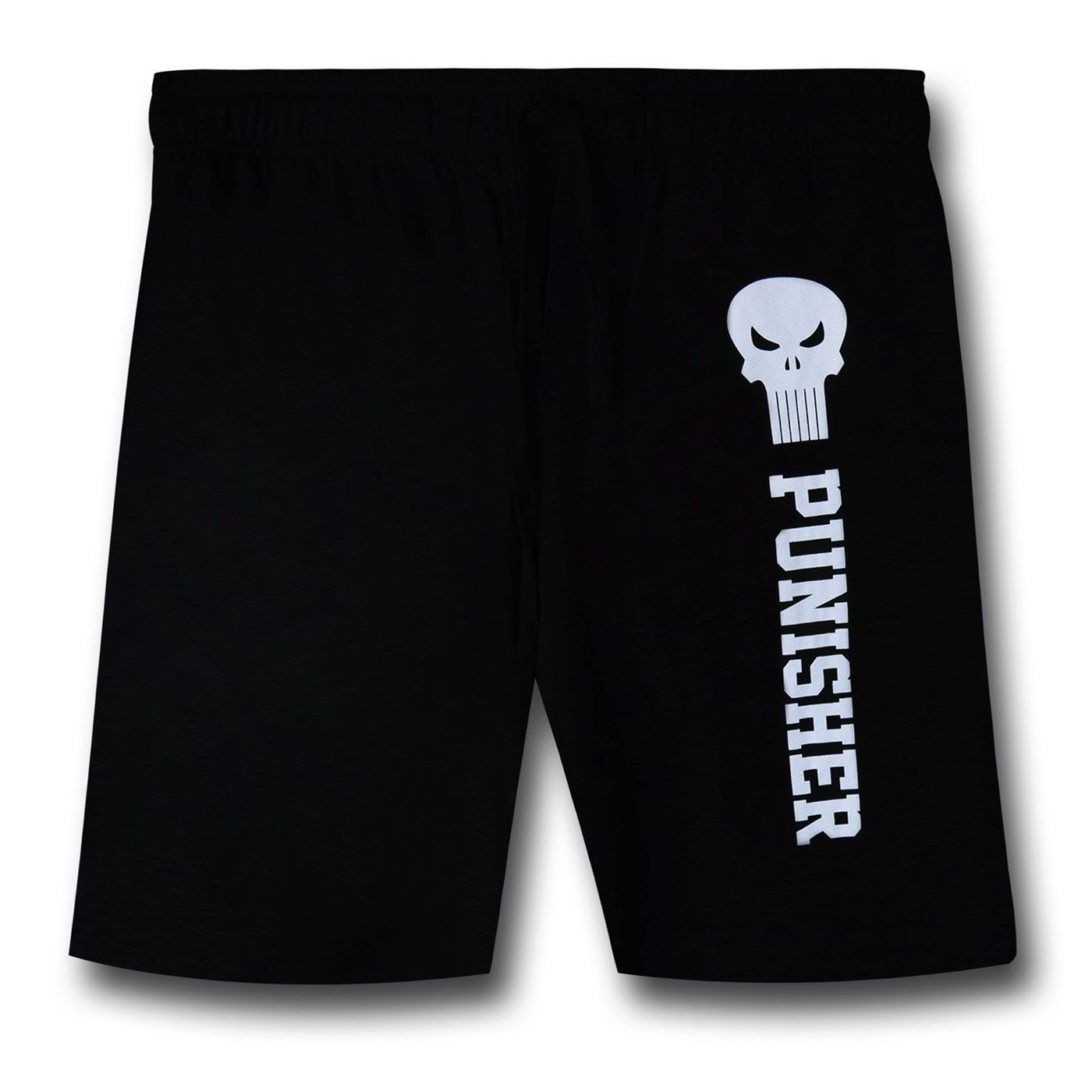 Punisher Symbol & Text Sweat Shorts