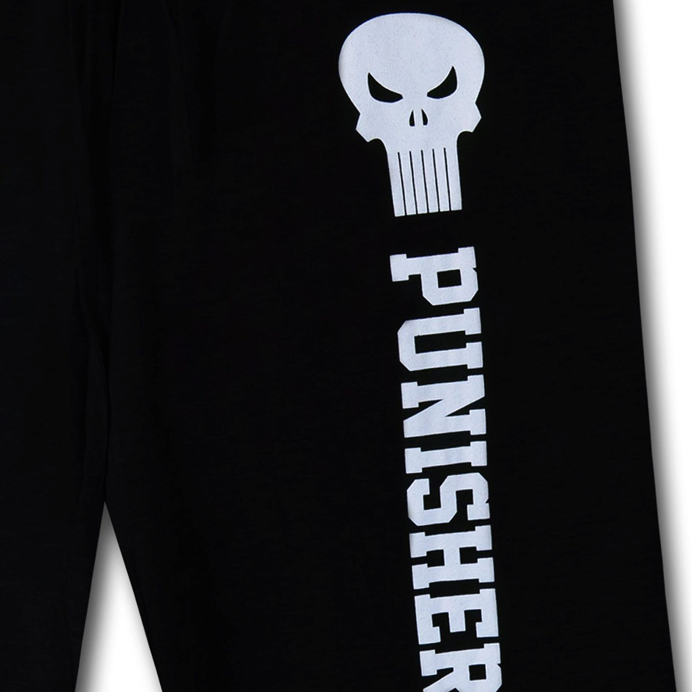 Punisher Symbol & Text Sweat Shorts