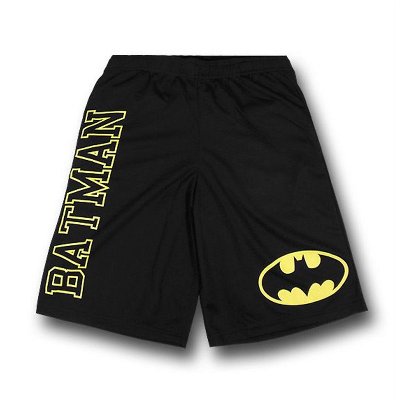 Batman Logo and Symbol Mesh Shorts