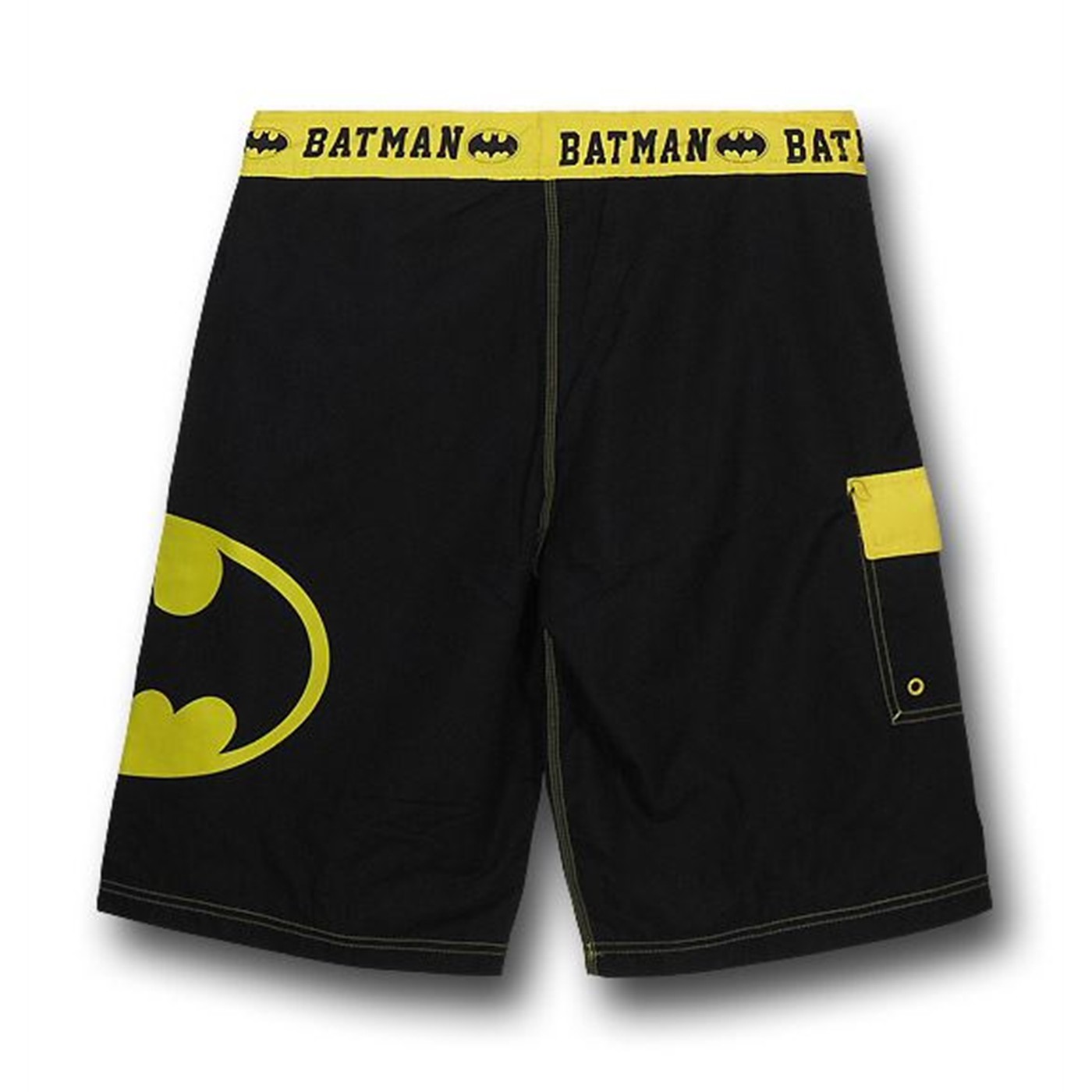 Batman Symbol Black Board Shorts
