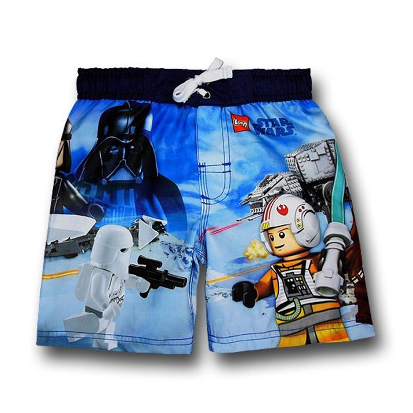 Star Wars Lego Hoth Scene Kids Board Shorts