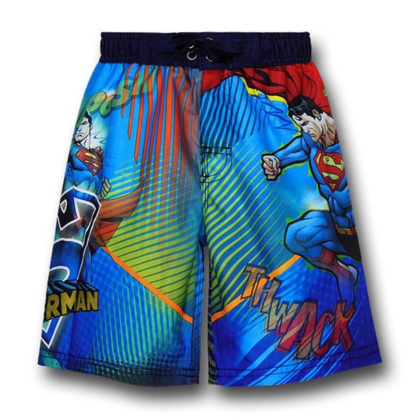 Superman All-Over Print Kids Board Shorts