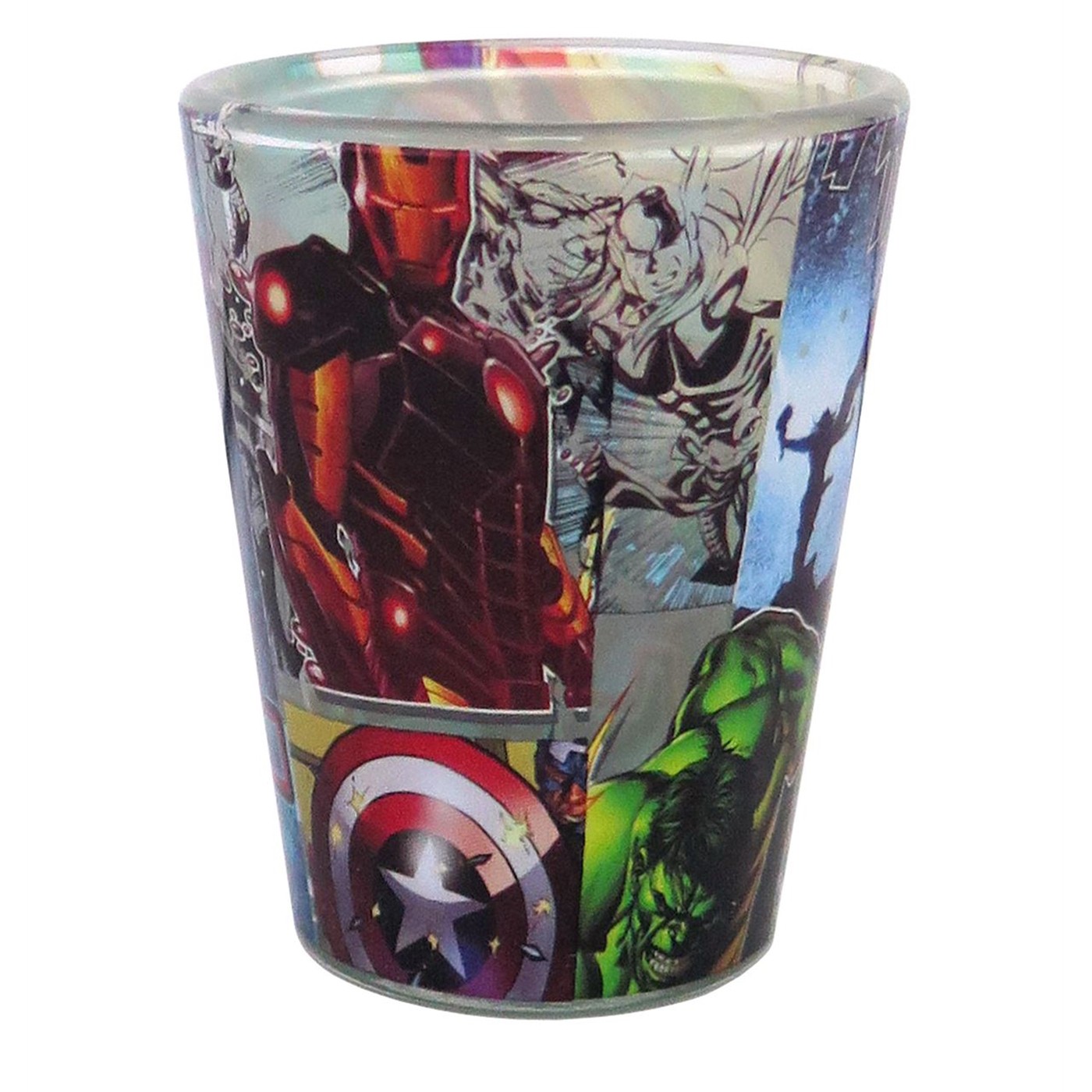 Marvel Avengers 4 Pc Shot Glass Set