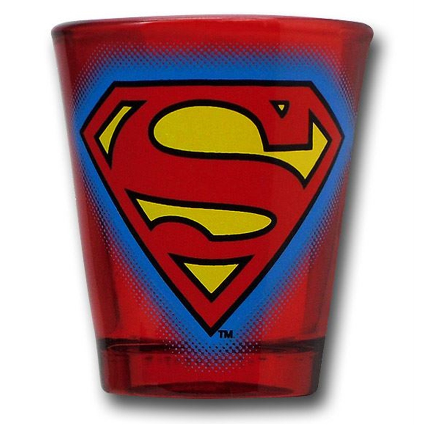 Superman Colored Shot Glass Set
