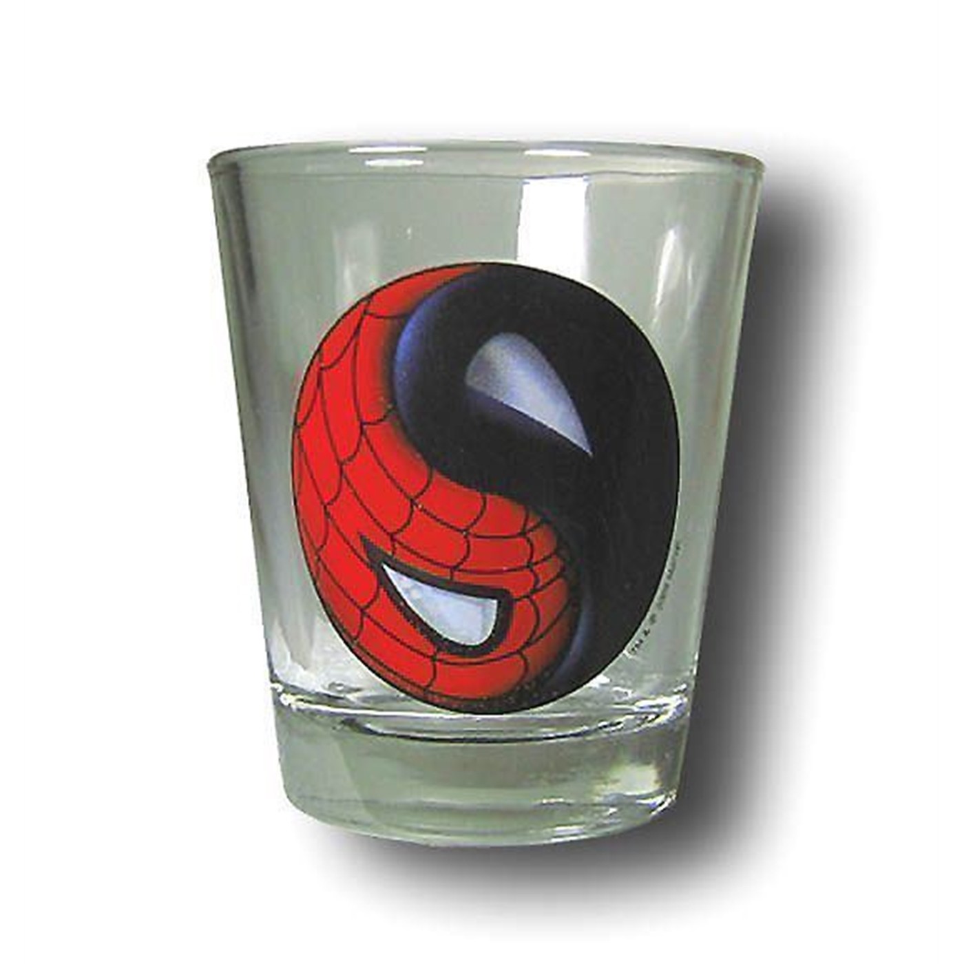 Spiderman Yin and Yang Symbol Shot Glass