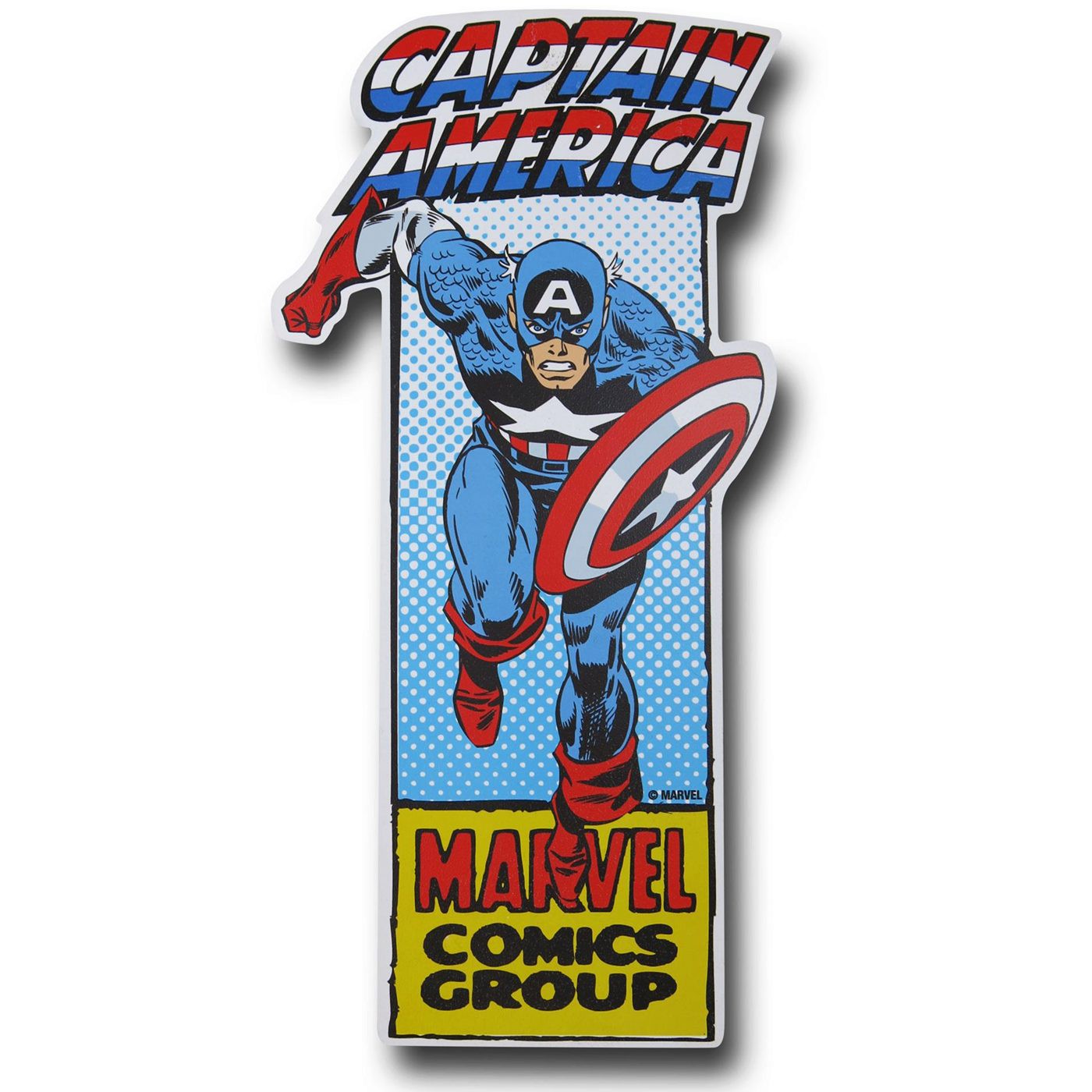 Captain America Die Cut Sign