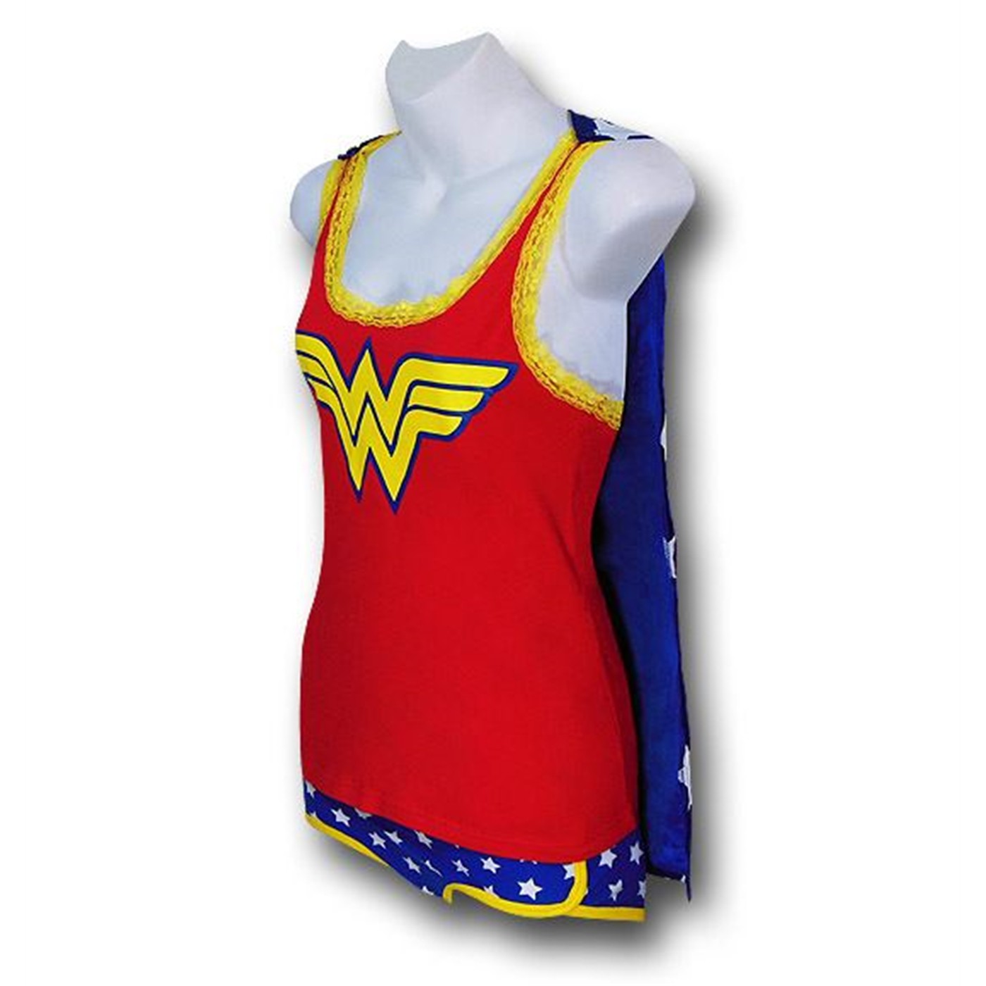 Wonder Woman Women's Caped Sleep Tank and Bottoms