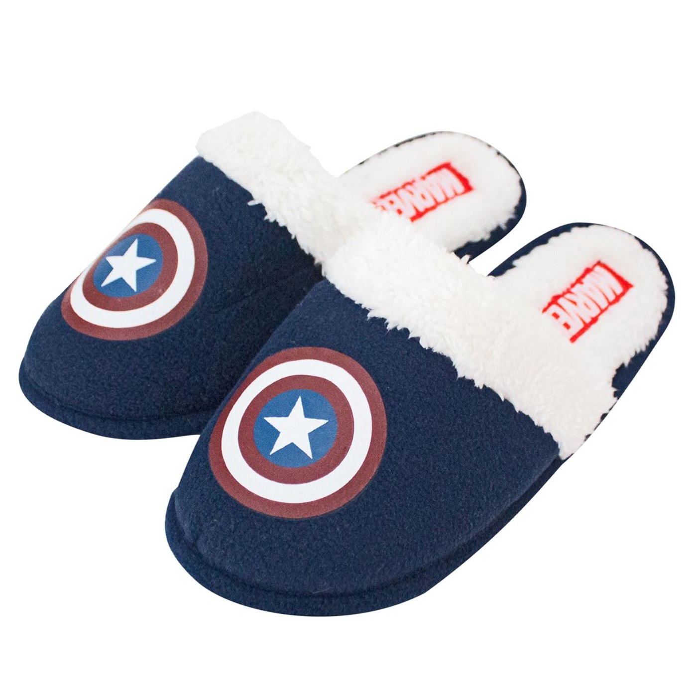 Captain America Shield Slip-On Men's Slippers