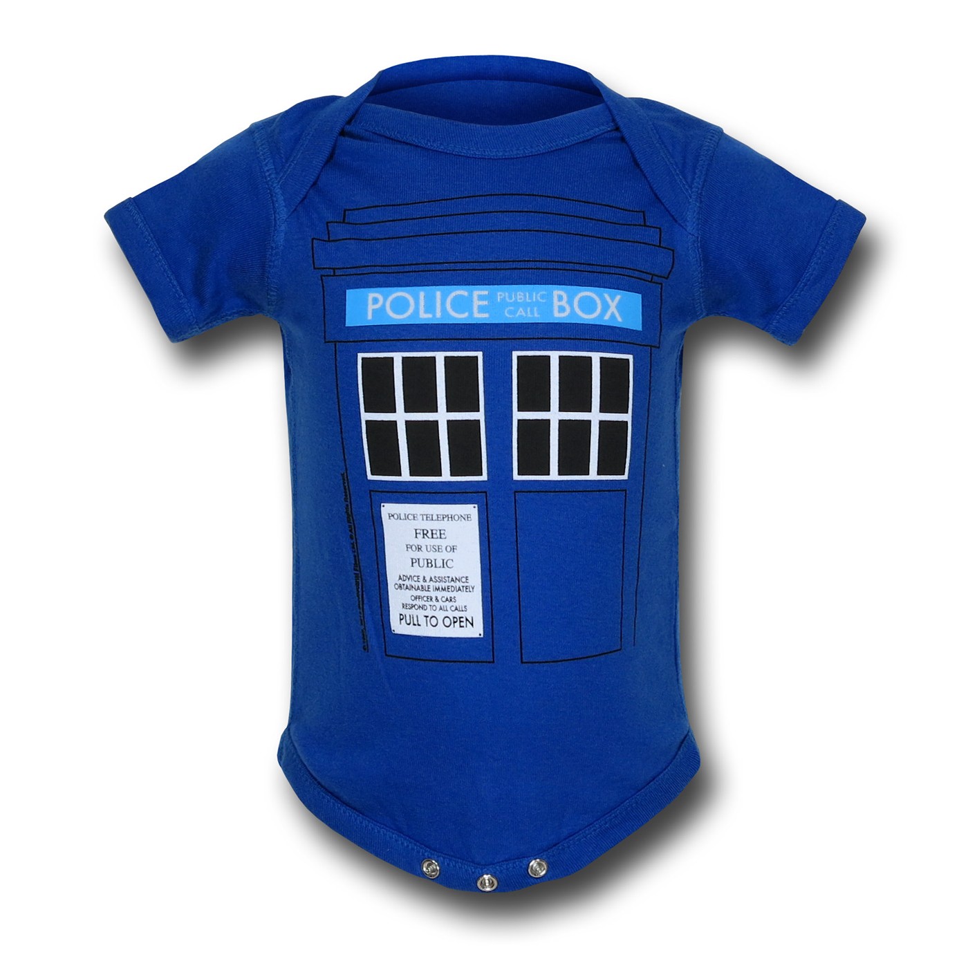 Doctor Who Tardis Infant Snapsuit