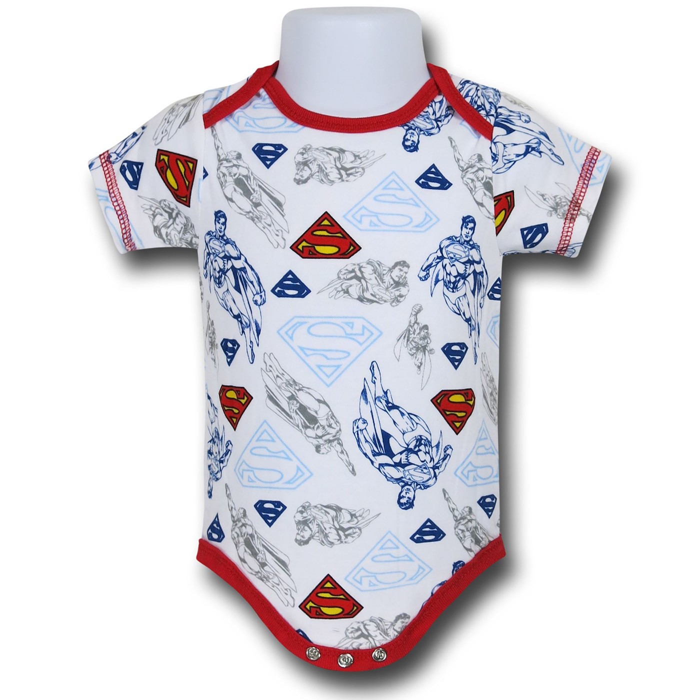 Superman Costume Infant Snapsuit 2 Pack