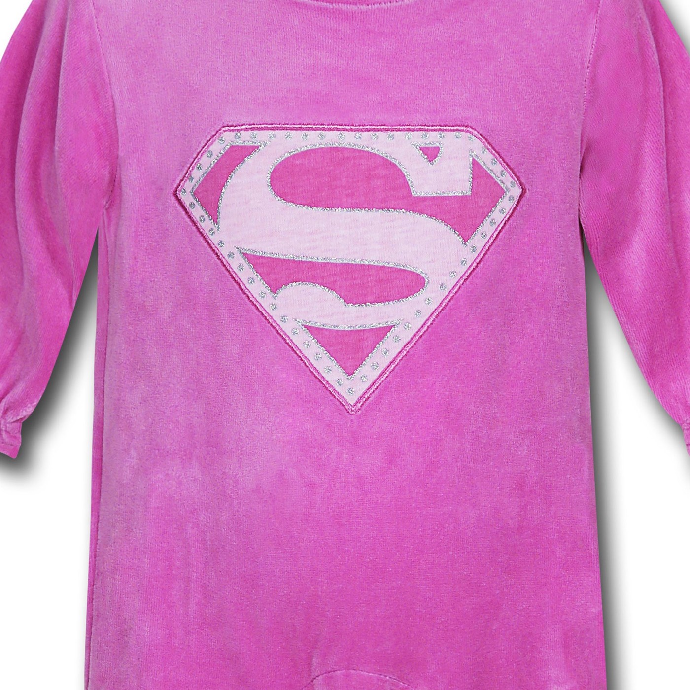Supergirl Newborn Pink Coverall