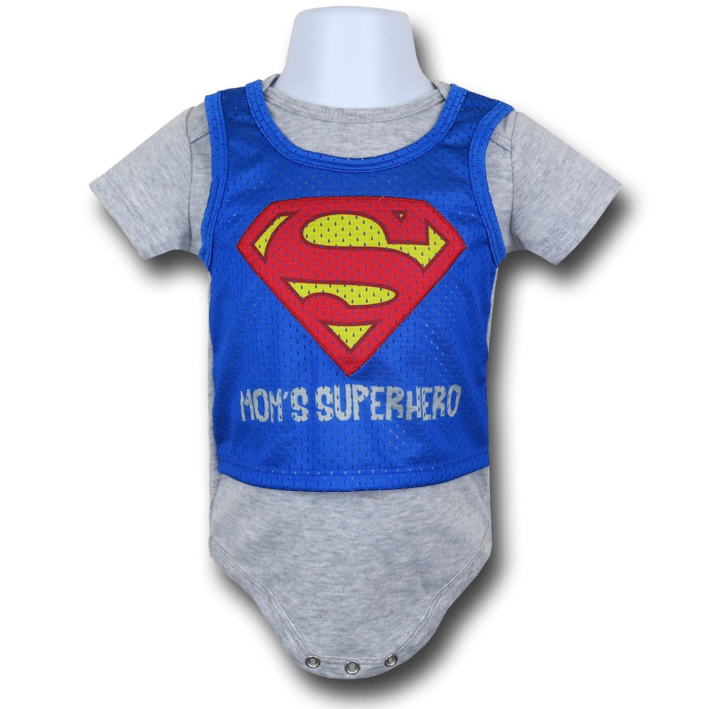 Superman Athletic Symbol Infant Snapsuit
